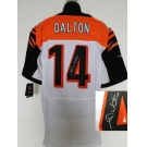 nike nfl jerseys cincinnati bengals #14 dalton white[Elite signature]