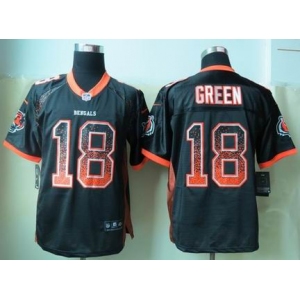 nike nfl jerseys cincinnati bengals #18 green black[Elite drift fashion]