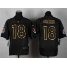 nike nfl jerseys cincinnati bengals #18 green black[Elite gold lettering fashion]