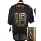 nike nfl jerseys cincinnati bengals #18 green black[Elite lights out signature]