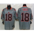 nike nfl jerseys cincinnati bengals #18 green grey[Elite lights out]