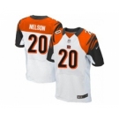 nike nfl jerseys cincinnati bengals #20 reggie nelson white[Elite]