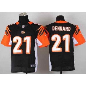 nike nfl jerseys cincinnati bengals #21 dennard black[Elite]