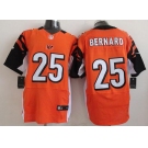 nike nfl jerseys cincinnati bengals #25 bernard orange[Elite]