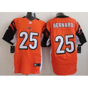 nike nfl jerseys cincinnati bengals #25 bernard orange[Elite]