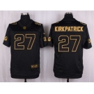 nike nfl jerseys cincinnati bengals #27 kirkpatrick black gold collection[Elite]