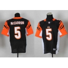 nike nfl jerseys cincinnati bengals #5 mccarron black[Elite]