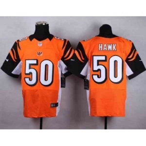 nike nfl jerseys cincinnati bengals #50 hawk orange[Elite]