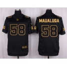 nike nfl jerseys cincinnati bengals #58 maualuga black gold collection[Elite]