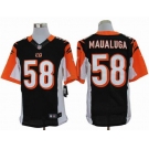 nike nfl jerseys cincinnati bengals #58 maualuga black[Elite]