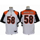 nike nfl jerseys cincinnati bengals #58 maualuga white[Elite]