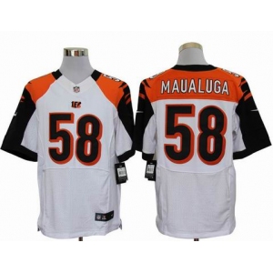 nike nfl jerseys cincinnati bengals #58 maualuga white[Elite]