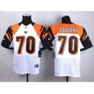 nike nfl jerseys cincinnati bengals #70 ogbuehi white[Elite]