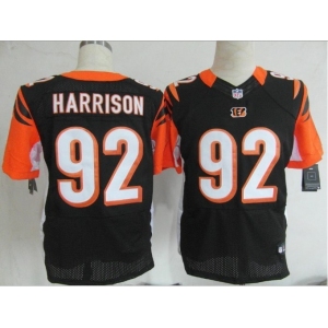 nike nfl jerseys cincinnati bengals #92 harrison black[Elite]