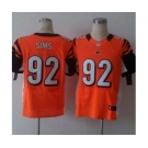 nike nfl jerseys cincinnati bengals #92 sims orange[Elite][sims]