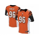 nike nfl jerseys cincinnati bengals #96 carlos dunlap orange[Elite]