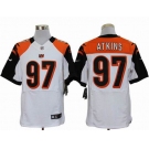 nike nfl jerseys cincinnati bengals #97 atkins white[Elite]