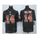 2015 new nike cincinnati bengals #14 dalton black strobe jerseys[limited]