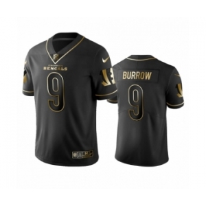 Cincinnati Bengals #9 Joe Burrow Black Golden Edition Vapor Limited Jersey