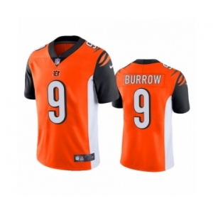 Cincinnati Bengals #9 Joe Burrow Orange 2020 NFL Draft Vapor Limited Jersey