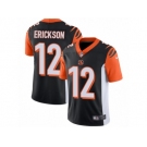 Men Nike Cincinnati Bengals #12 Alex Erickson Black Team Color Vapor Untouchable Limited Player NFL Jersey