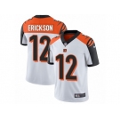 Men Nike Cincinnati Bengals #12 Alex Erickson White Vapor Untouchable Limited Player NFL Jersey