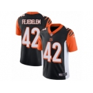 Men Nike Cincinnati Bengals #42 Clayton Fejedelem Black Team Color Vapor Untouchable Limited Player NFL Jersey