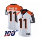 Men's Cincinnati Bengals #11 John Ross White Vapor Untouchable Limited Player 100th Season Football Jersey