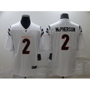 Men's Cincinnati Bengals #2 Evan McPherson White Limited Player Jersey