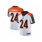 Men's Cincinnati Bengals #24 Adam Jones Vapor White Stitched Limited Jersey