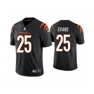 Men's Cincinnati Bengals #25 Chris Evans 2021 Black Vapor Untouchable Limited Stitched Football Jersey