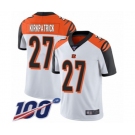 Men's Cincinnati Bengals #27 Dre Kirkpatrick White Vapor Untouchable Limited Player 100th Season Football Jersey