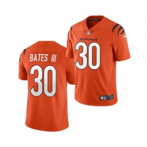 Men's Cincinnati Bengals #30 Jessie Bates III 2021 Orange Vapor Untouchable Limited Stitched Football Jersey