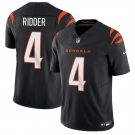 Men's Cincinnati Bengals #4 Desmond Ridder Black 2025 F.U.S.E. Vapor Untouchable Limited Football Stitched Jersey