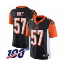 Men's Cincinnati Bengals #57 Germaine Pratt Black Team Color Vapor Untouchable Limited Player 100th Season Football Jersey