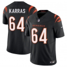 Men's Cincinnati Bengals #64 Ted Karras Black 2025 F.U.S.E. Vapor Untouchable Limited Stitched Football Jersey