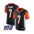 Men's Cincinnati Bengals #7 Boomer Esiason Black Team Color Vapor Untouchable Limited Player 100th Season Football Jersey