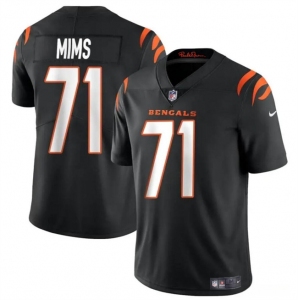 Men's Cincinnati Bengals #71 Amarius Mims Black 2024 Draft Vapor Untouchable Limited Football Stitched Jersey