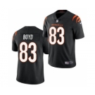 Men's Cincinnati Bengals #83 Tyler Boyd 2021 Black Vapor Untouchable Limited Stitched Football Jersey