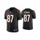 Men's Cincinnati Bengals #87 C.J. Uzomah 2021 New Black Vapor Untouchable Limited Stitched Football Jersey