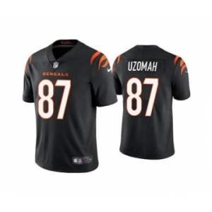 Men's Cincinnati Bengals #87 C.J. Uzomah 2021 New Black Vapor Untouchable Limited Stitched Football Jersey