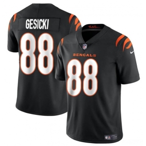 Men's Cincinnati Bengals #88 Mike Gesicki Black Vapor Untouchable Limited Stitched Jersey