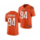 Men's Cincinnati Bengals #94 Sam Hubbard 2021 Orange Vapor Untouchable Limited Stitched Football Jersey