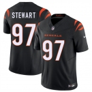 Men's Cincinnati Bengals #97 Shemar Stewart Black 2025 Draft F.U.S.E. Vapor Untouchable Limited Football Stitched Jersey
