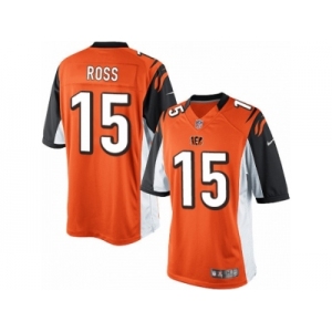 Men's Nike Cincinnati Bengals #15 John Ross Limited Orange Alternate NFL Jersey