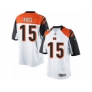 Men's Nike Cincinnati Bengals #15 John Ross Limited White NFL Jersey