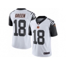 Men's Nike Cincinnati Bengals #18 A.J. Green Limited White Rush NFL Jersey