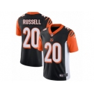 Men's Nike Cincinnati Bengals #20 KeiVarae Russell Vapor Untouchable Limited Black Team Color NFL Jersey