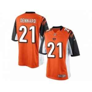 Men's Nike Cincinnati Bengals #21 Darqueze Dennard Limited Orange Alternate NFL Jersey