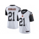 Men's Nike Cincinnati Bengals #21 Darqueze Dennard Limited White Rush NFL Jersey